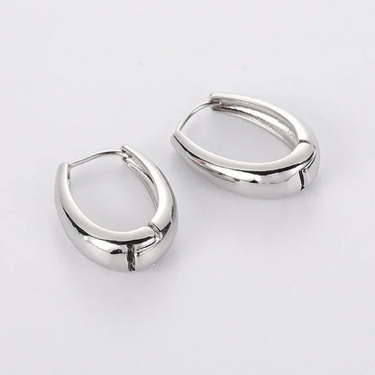 Metal Drop Earrings