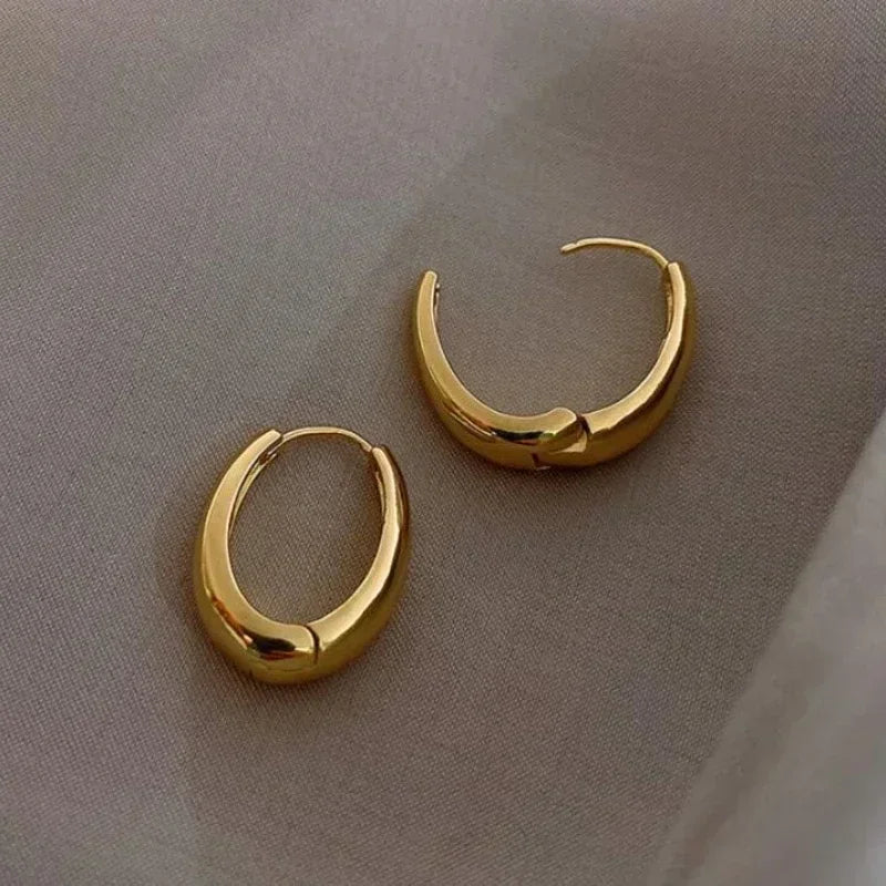 Metal Drop Earrings