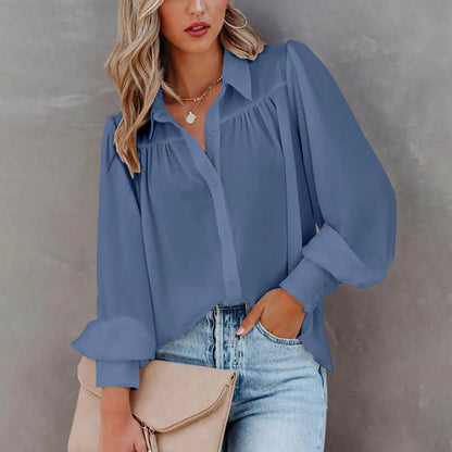 Leisure White Yellow Shirts Button