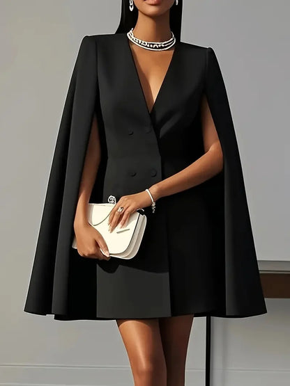Commuter Solid Blazers Dress 