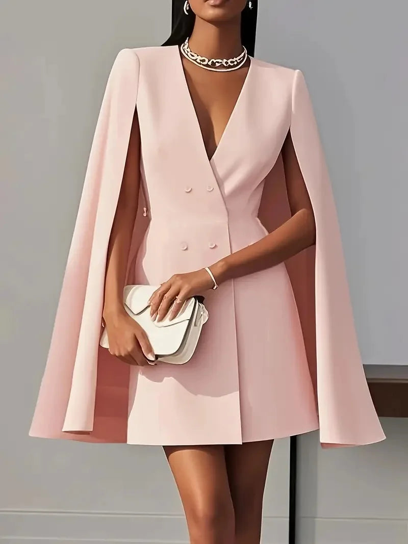 Commuter Solid Blazers Dress 