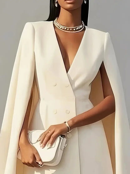 Commuter Solid Blazers Dress 